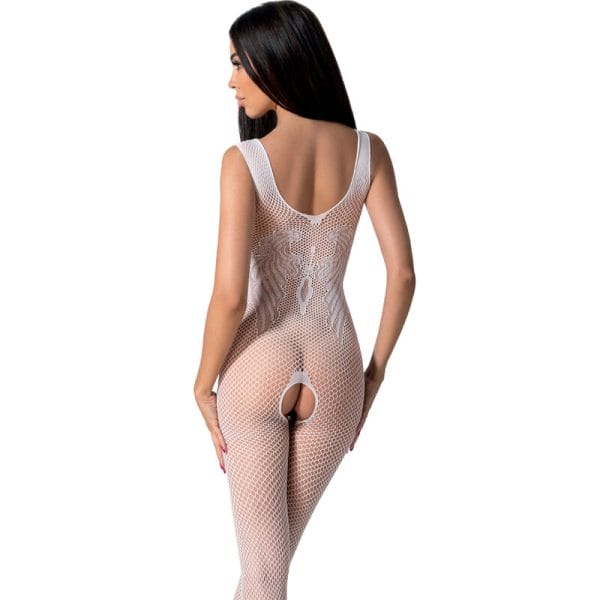 PASSION - BS098 WHITE BODYSTOCKING ONE SIZE 2